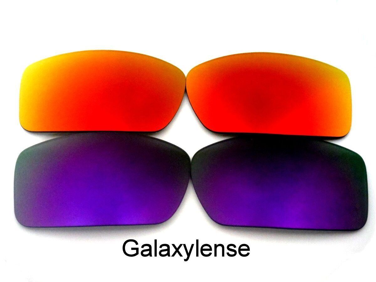 Galaxy Replacement Lenses For Oakley Gascan Red&Purple Polarized 2 Pairs
