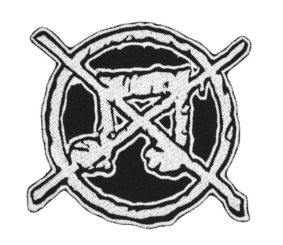 Anti Music Patch Danger Music Avant Garde Heavy Metal Noise Fluxus Band Logo