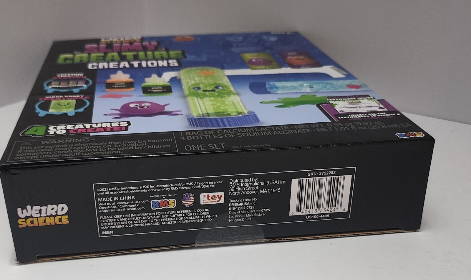 Weird Science - Slimy Creature Creations 4 creatures to create-New in box