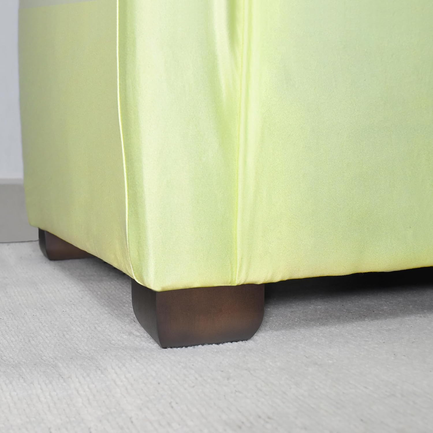 Sofa Legs Square Bed Feet 2 Inch Wood Replacement Leg for Furniture Set of 4, Da