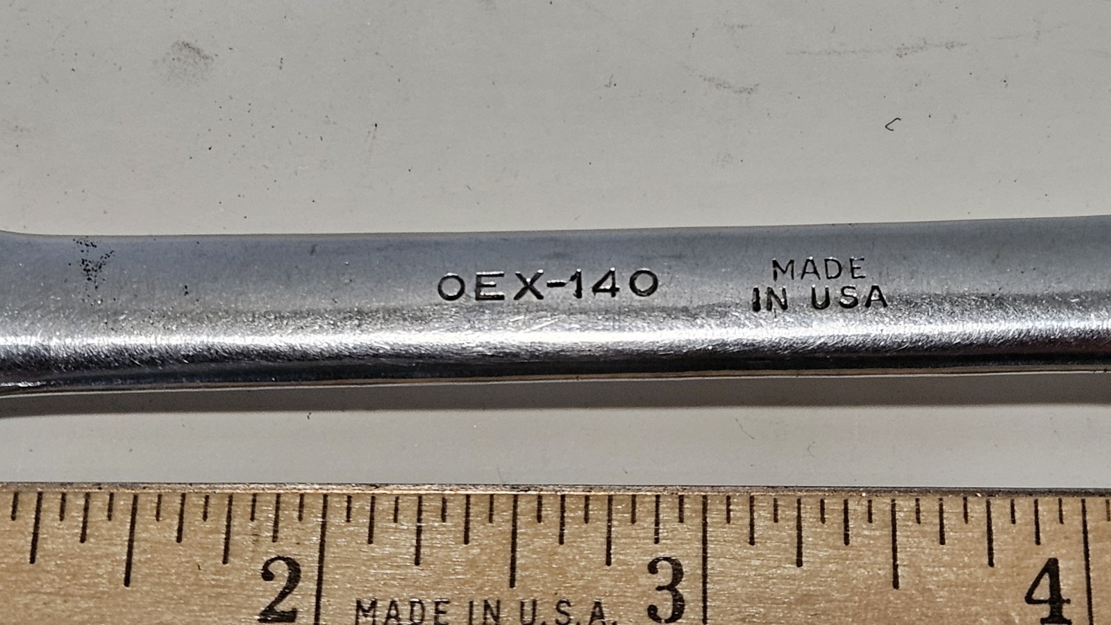 Vtg Snap On OEX-140 Combo Wrench 7/16"