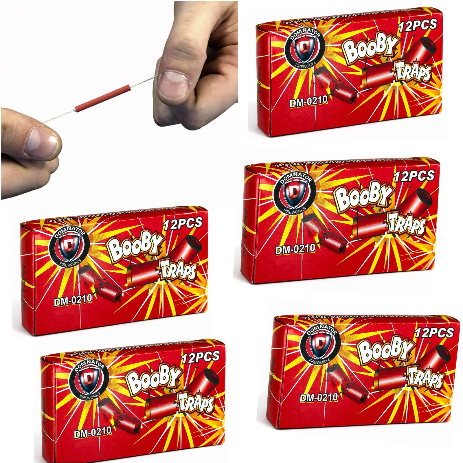 5-PACK - 60 BOOBY TRAP STRINGS 💥 Funny Classic Novelty Joke Gag Prank Gift