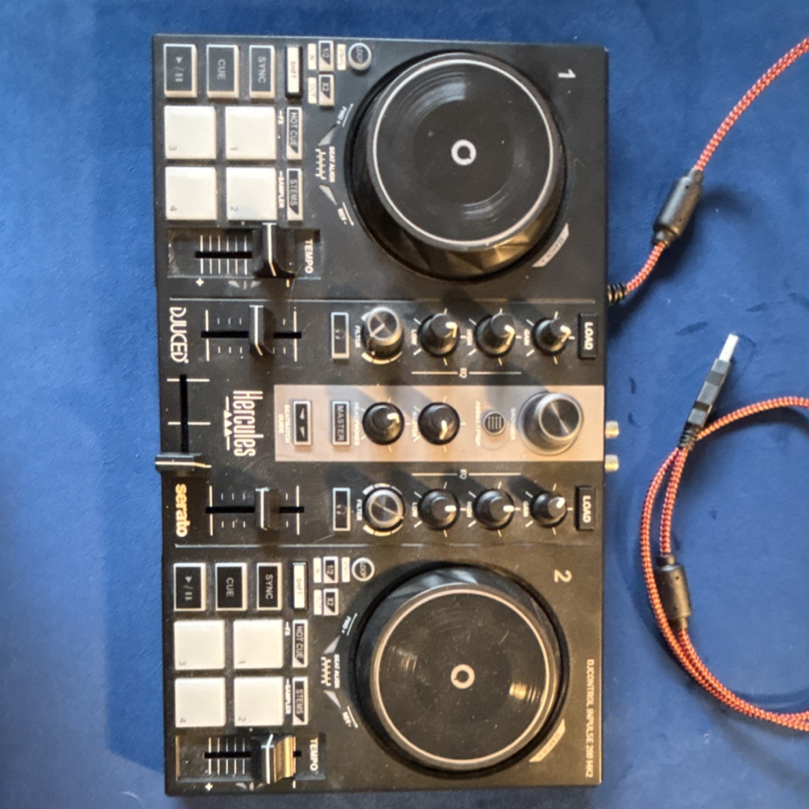 Hercules DJControl Inpulse 200 MK2 Digital DJ Controller, Portable, USB, Effects