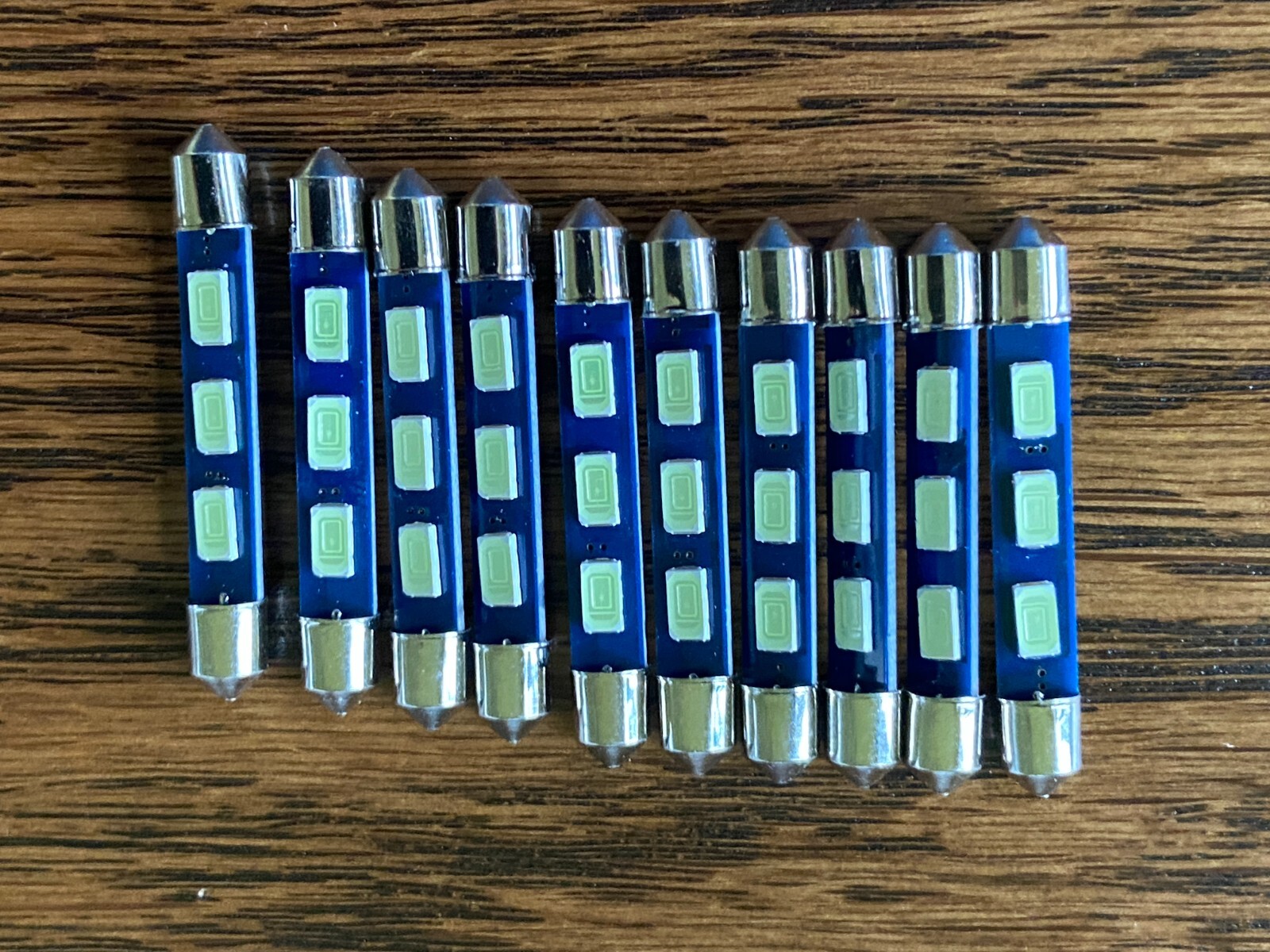 10 New Cool Blue 43mm Festoon Lamp LED Light Bulbs for Fisher 400 500C 600 800C