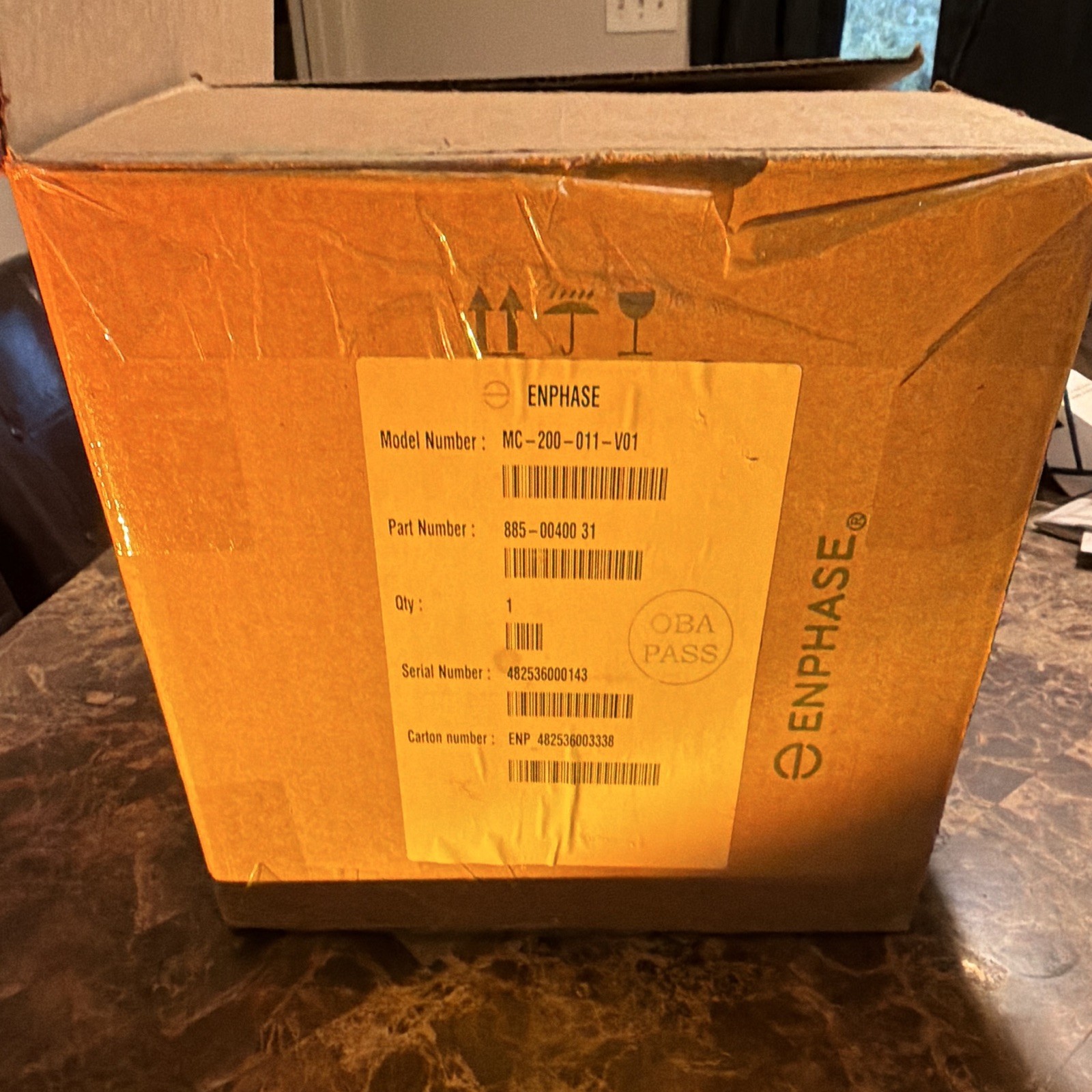Enphase Solar Combiner MC-200-011-V01 MPN 885-00400 31 P/N 888-04003-31