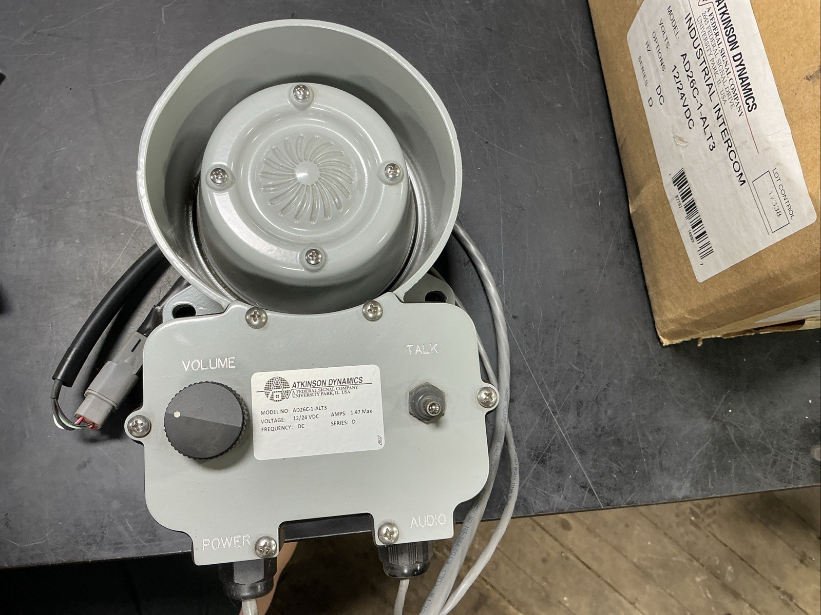 ATKINSON DYNAMICS Model AD26Z Industrial Intercom