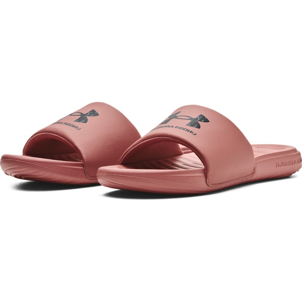 Under Armour 3024435 Men's UA Ansa Graphic Logo Fix Slides, Red Fusion, Size 12