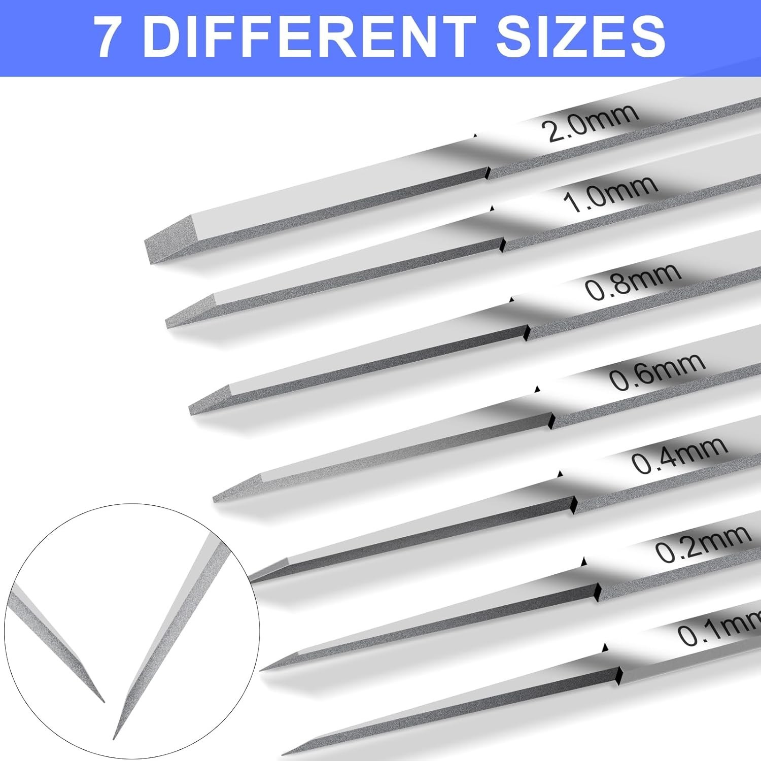 Modeling Scriber Tool with Seven Blades, Resin Carving Line Chisel for Scale