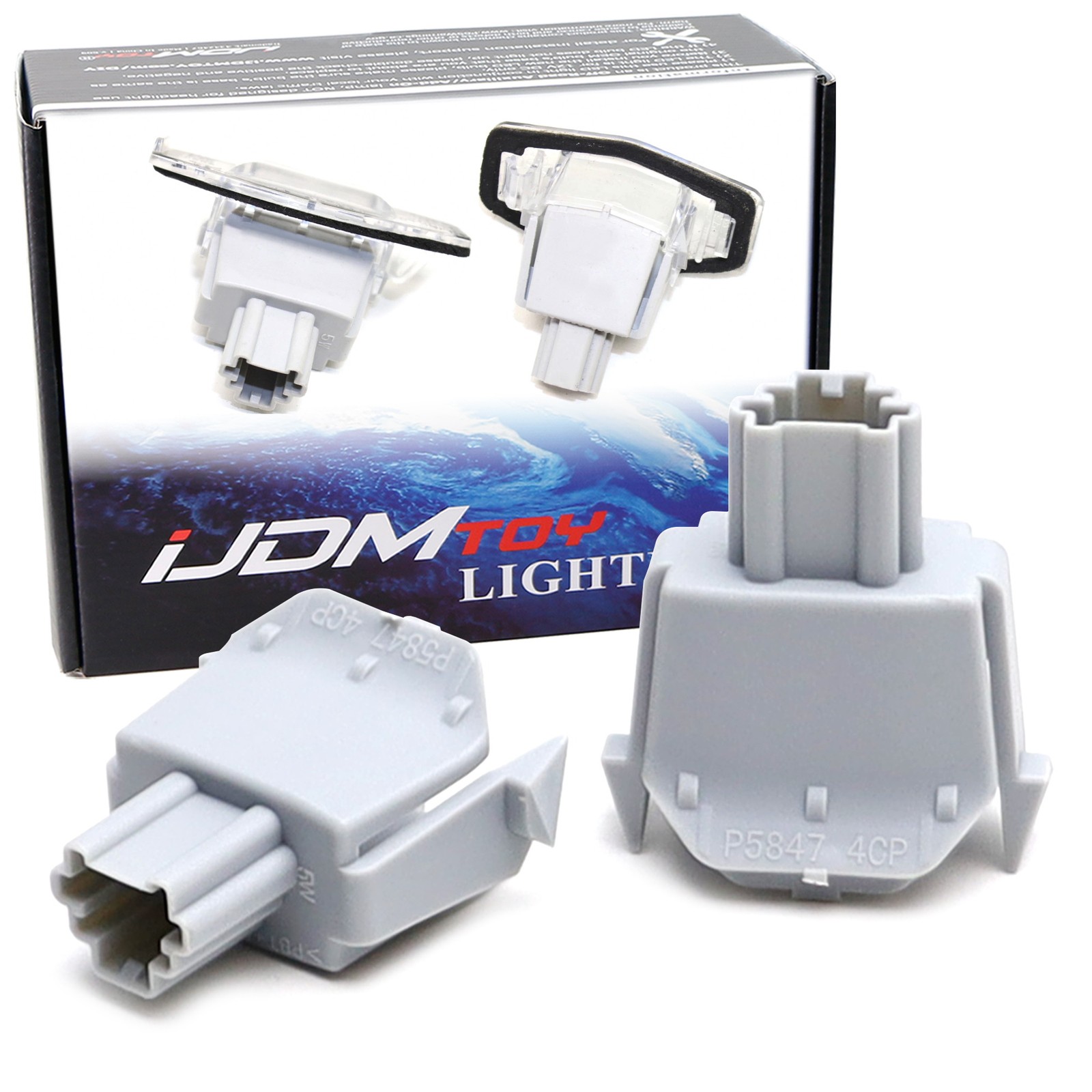 License Plate Lamp Bulb Retainer Holders For Honda Accord Civic Acura TSX TL ILX