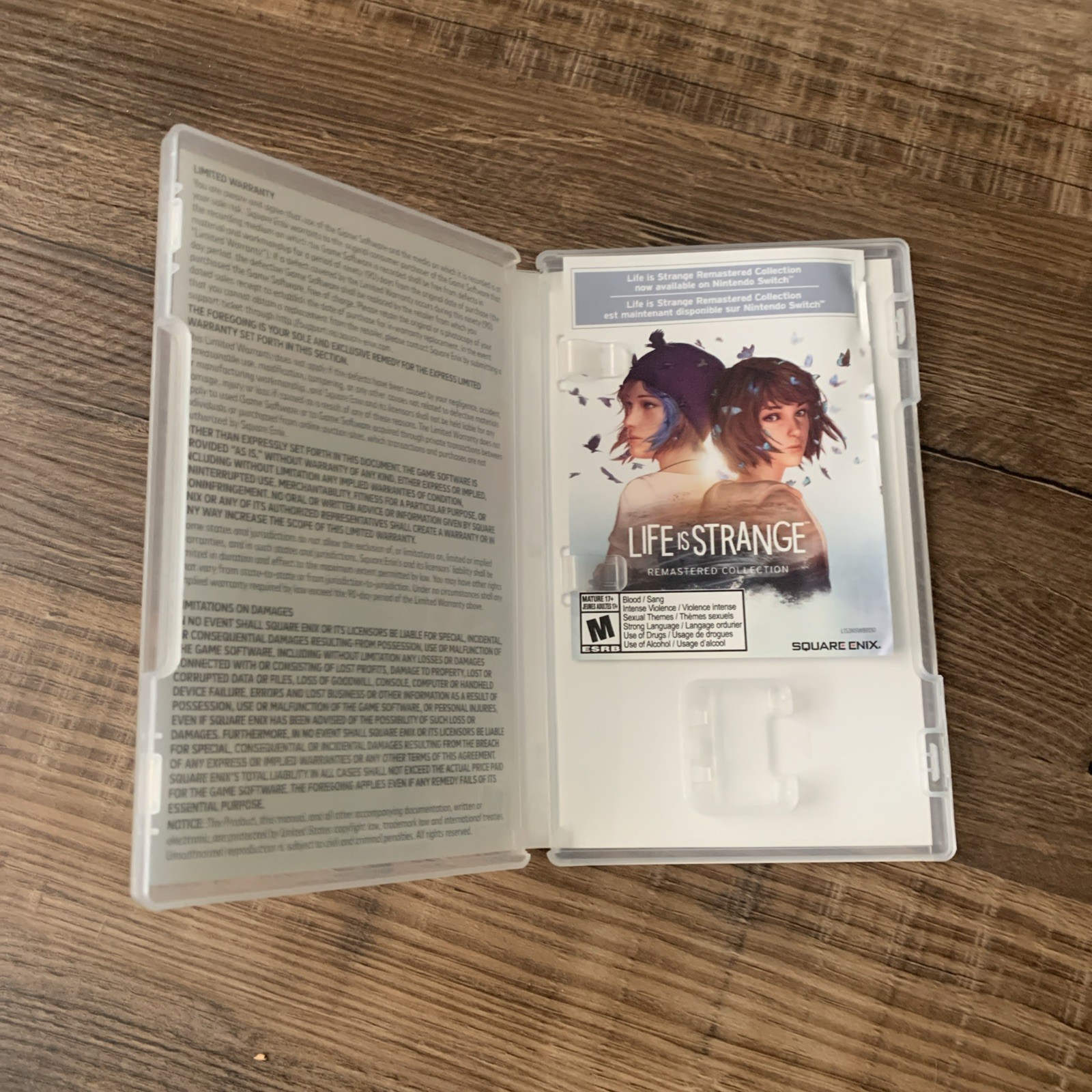 Empty Replacement Case ONLY! Life Is Strange : True Colors Nintendo Switch