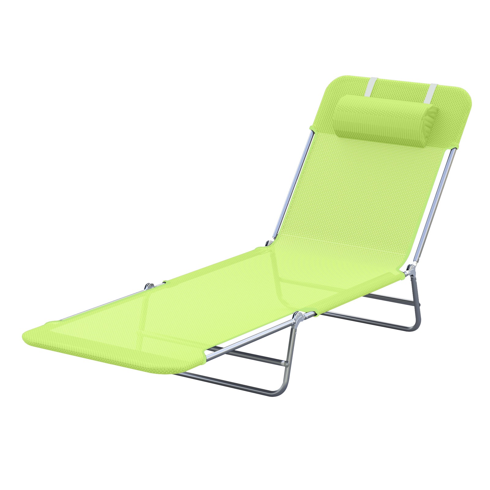 Folding Chaise Lounge Pool Chair Outdoor Sun Tanning Chairs for Beach Yard Patio