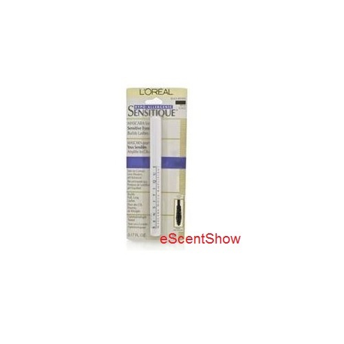 L'OREAL SENSITIQUE MASCARA FOR SENSITIVE EYES HYPO-ALLERGENIC BUILDS LASHES NIB