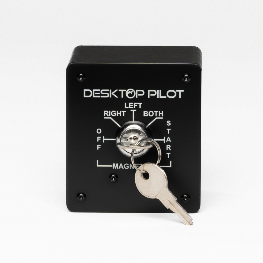 Cessna 172 Spring Return Key Switch for Flight Simulators - Fast Shipping