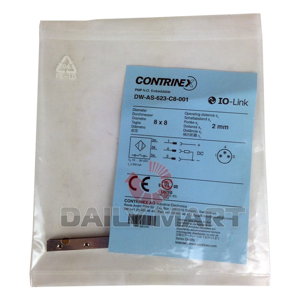 New In Box CONTRINEX DW-AS-623-C8-001 Proximity Switch