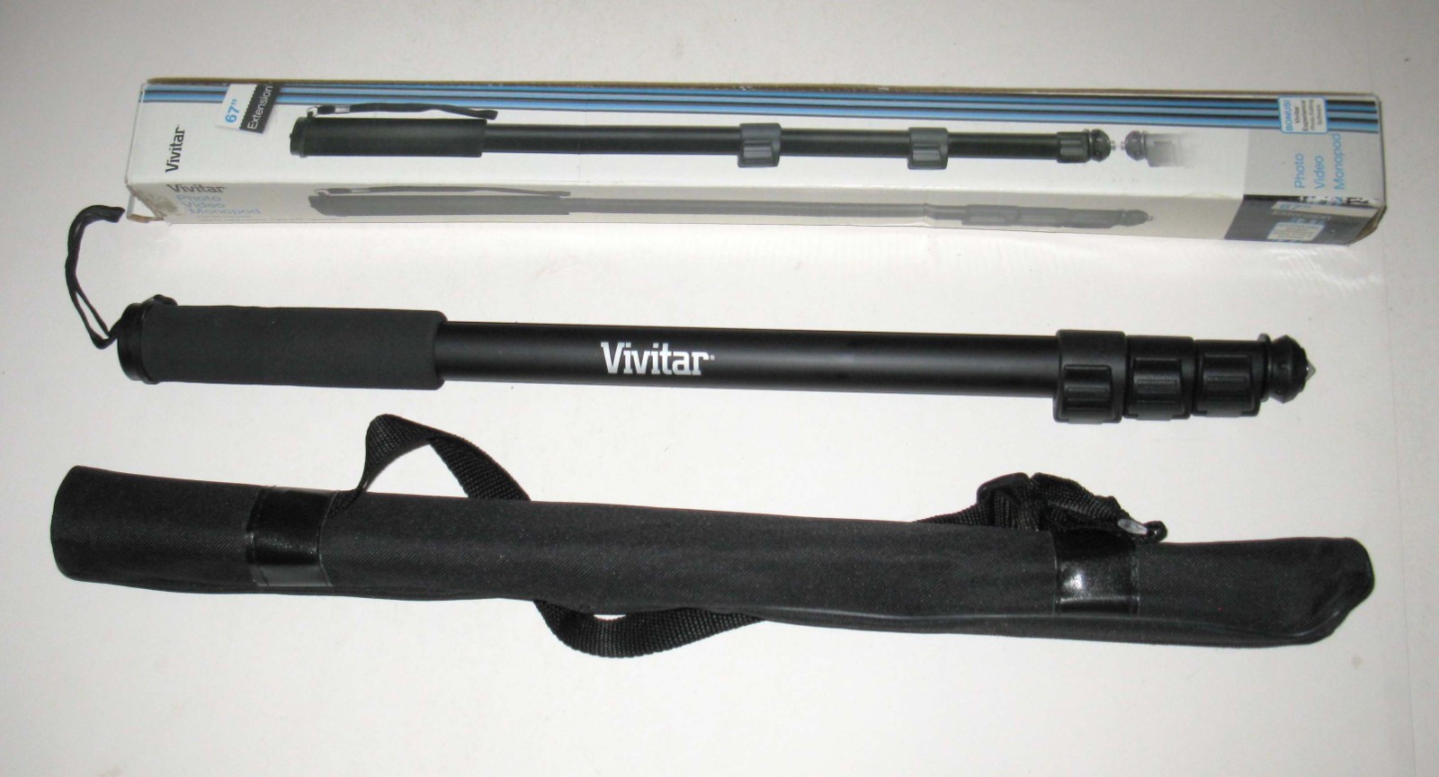 Vivitar Photo / Video Tripod 67" Extension 28mm Leg Diameter VIV-VT-67 Monopod