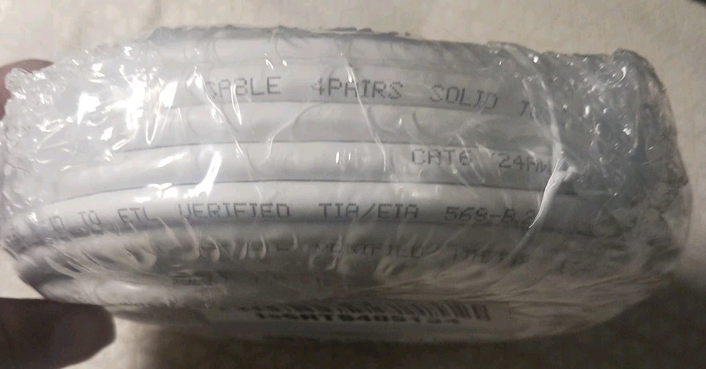 50ft Ethernet Cable For PC Router White
