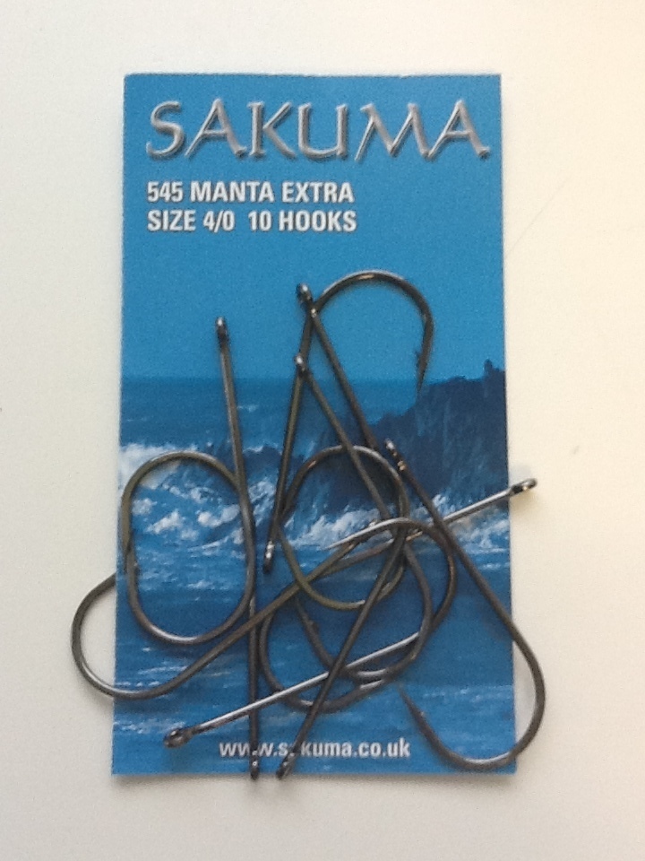 SAKUMA 545 MANTA EXTRA -  10 SEA FISHING HOOKS