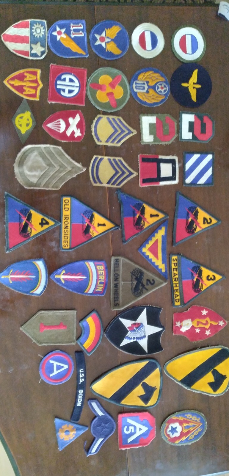 Vintage Genuine Military Patch Collection (40 Patches)