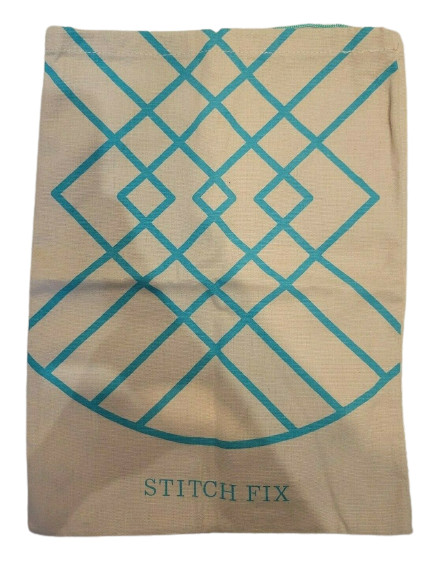 Canvas Shoe Bag with Drawstring 11 x 14 Inches Stitch Fix