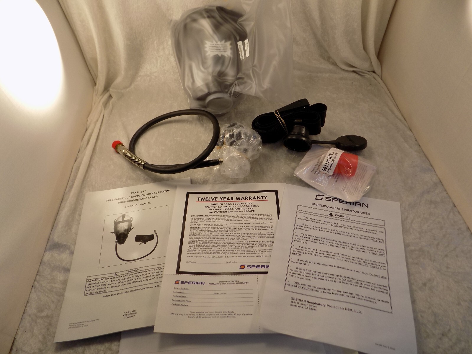 Honeywell P968445 Panther SAR med. 2020 Face Piece blasting paint booth scuba