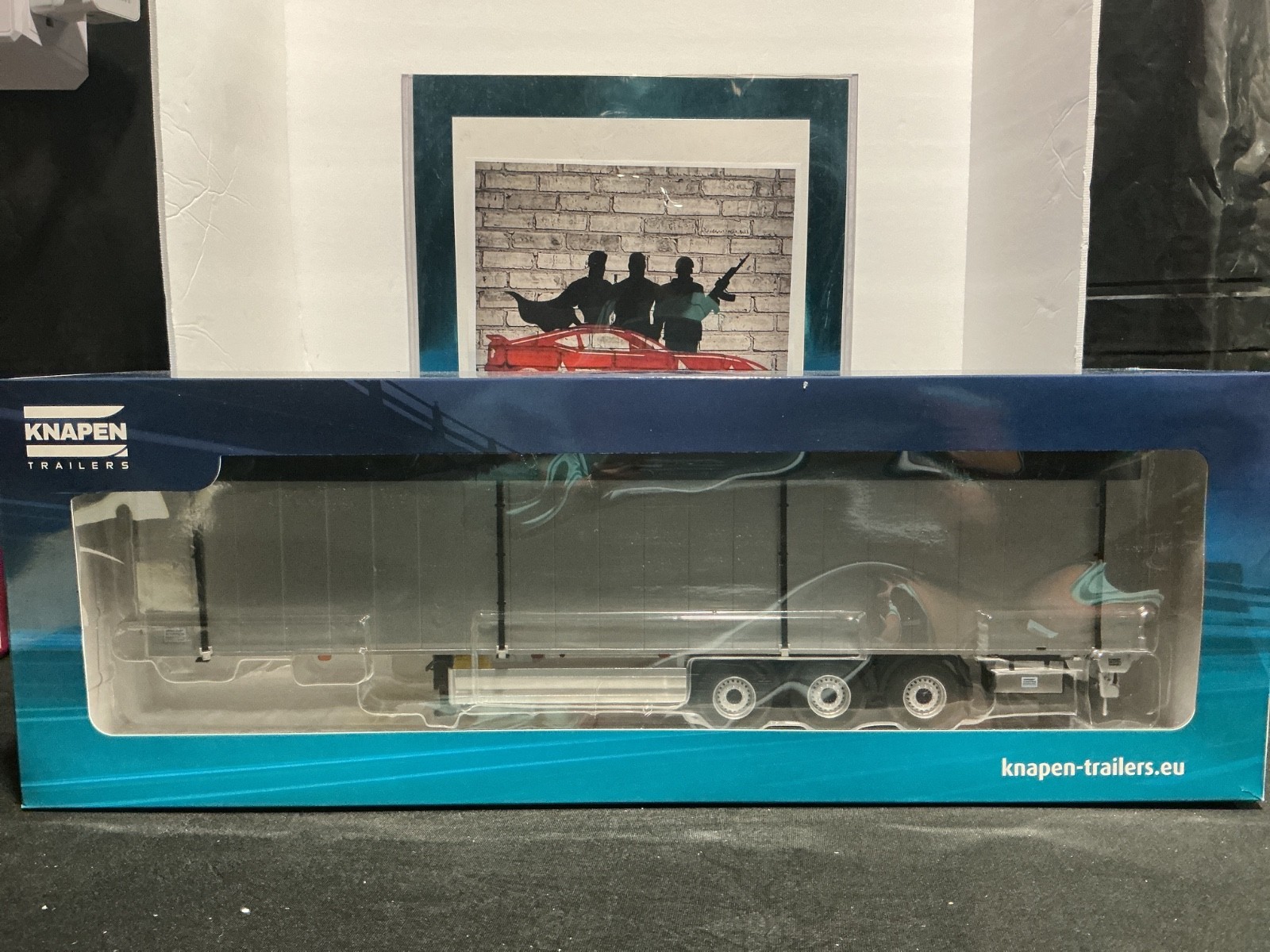 1/32 MARGE MODLES KNAPEN  TRAILER ANTHRACITE COVERED TRAILER #5
