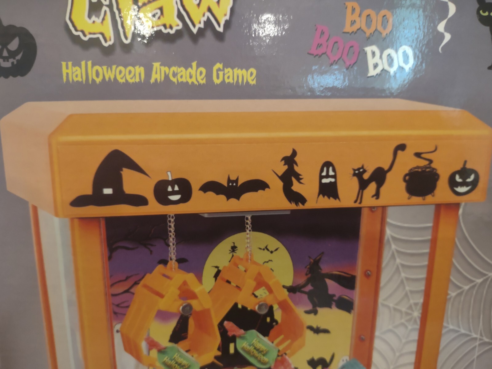 Halloween Claw Candy Carnival Style Prizes Mini Arcade Game Arcade Sound 🎃🧟👻
