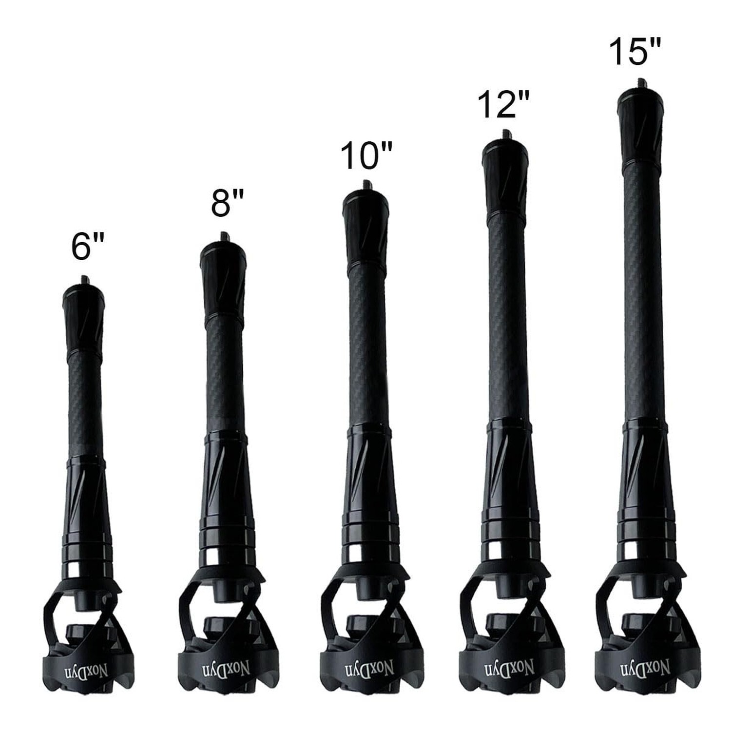 Bow stabilizer, Carbon Compound Bow stabilizer with Weighted Absorbers for En...