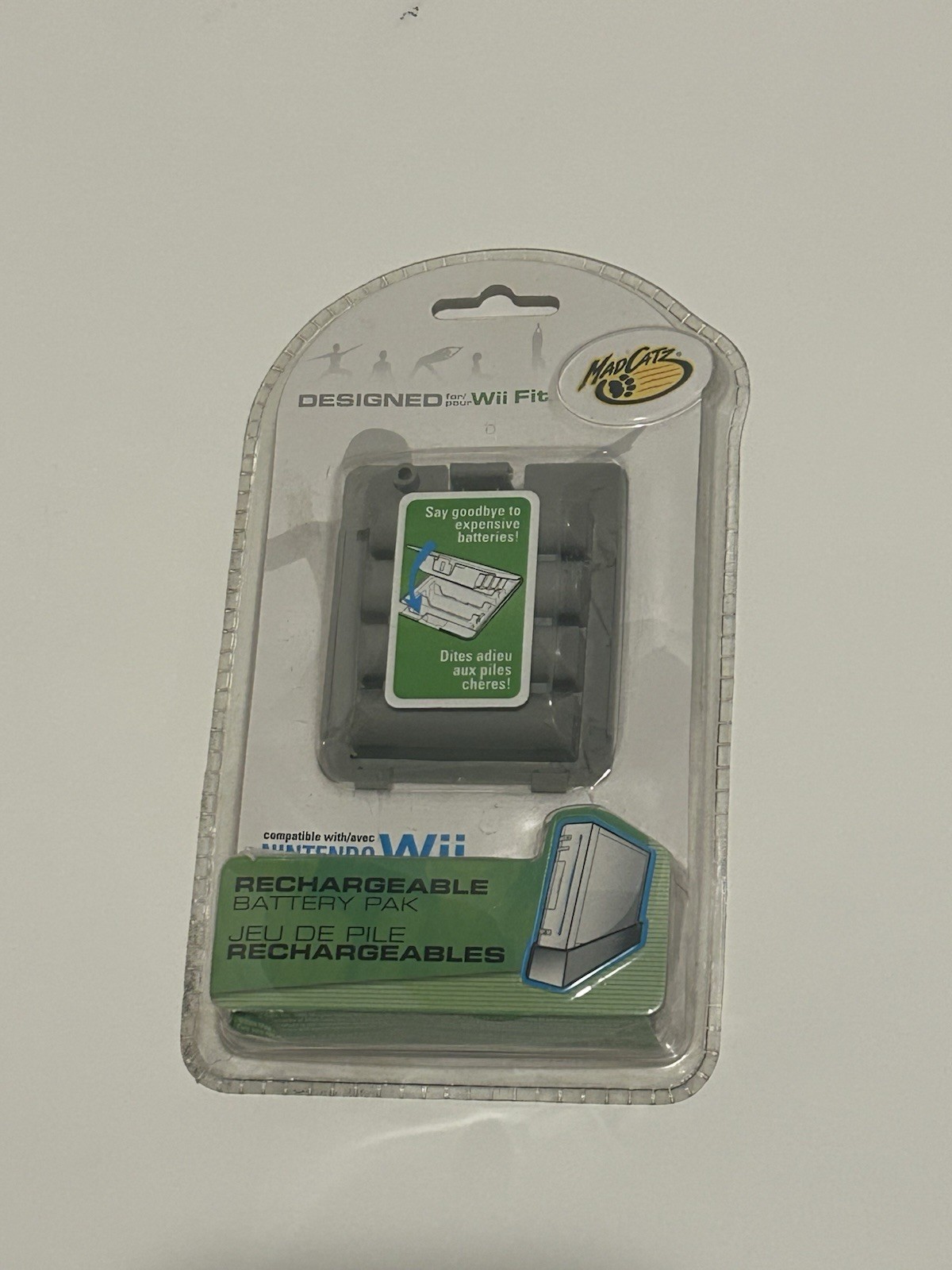 Mad Catz Nintendo Wii - Wii Fit Rechargeable Battery Pak Pack - NEW And SEALED