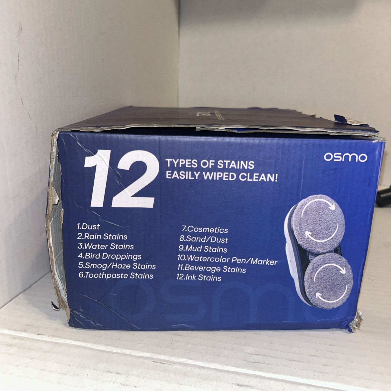OSMO Automatic Smart Window Cleaner Robot White 3 Modes Full Automatic 72W