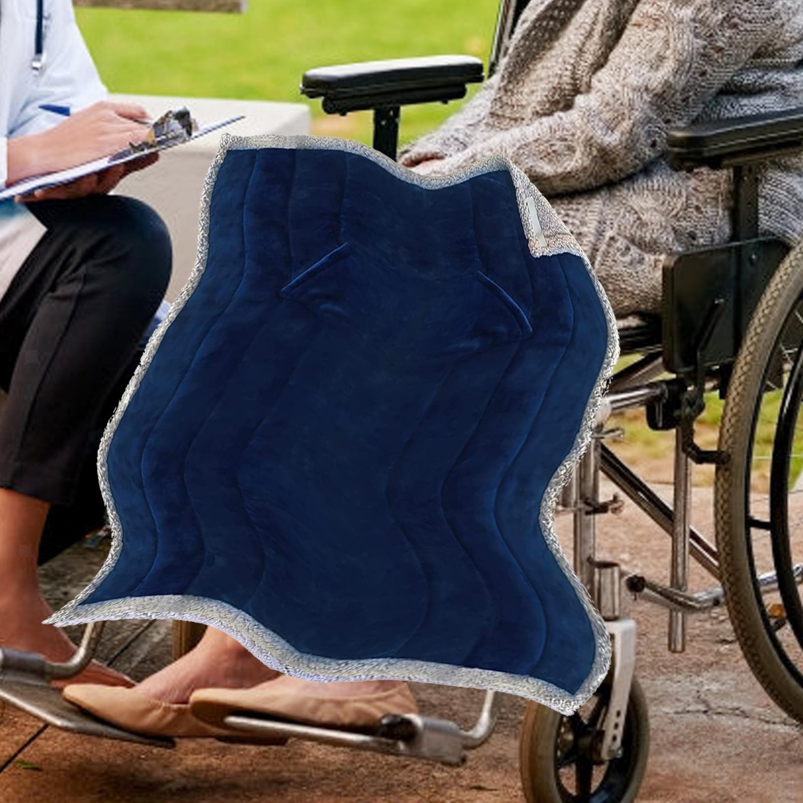 Wheel Chair Blanket Soft Easy to Carry Mother Day Gift Accessories Elegant