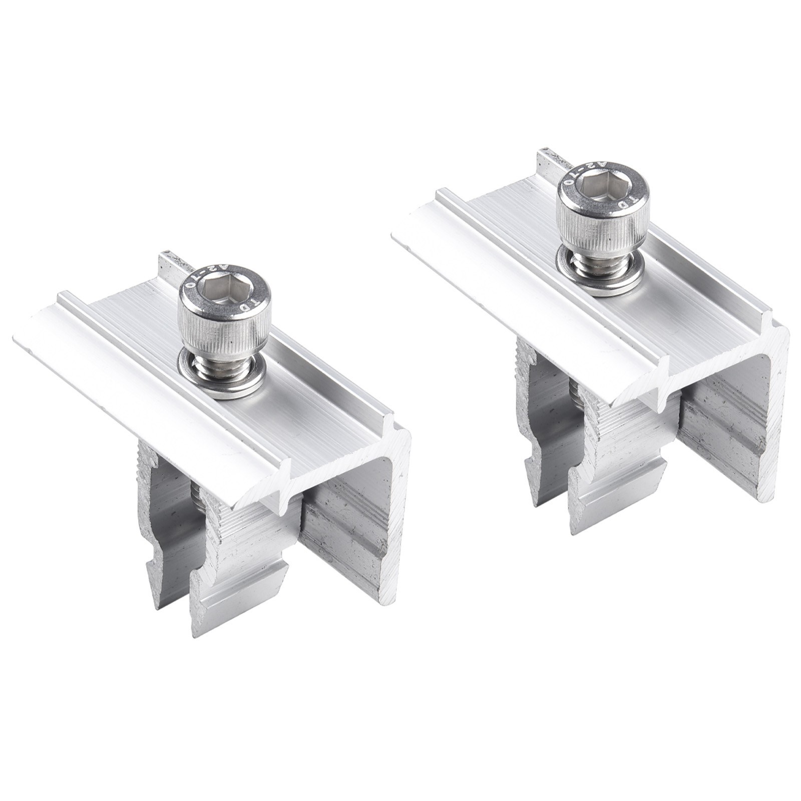 Lightweight Solar Panel End Clamp for RVs Compatible with 30 to 50mm Frames