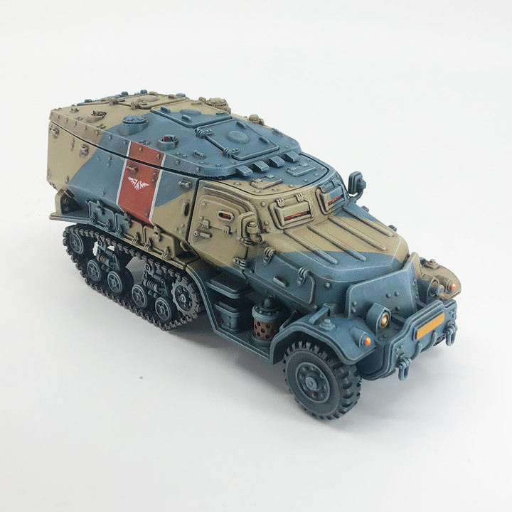 Nate Feyma / Rodela Armored Halftrack / Grimdark Imperium