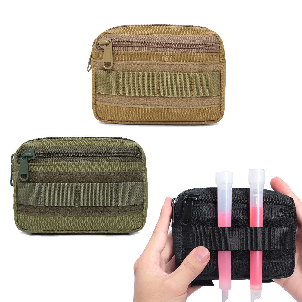 Tactical Molle Pouch Utility EDC Pouch Holder Hunting Waist Pack Bag Outdoor