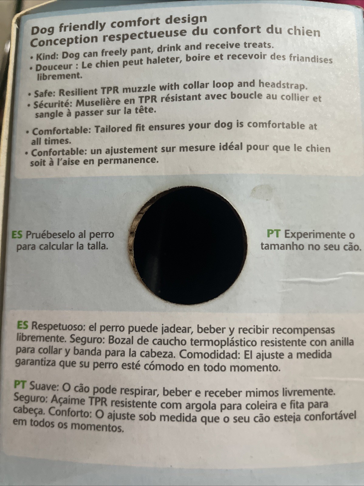 BASKERVILLE ULTRA MUZZLE Patented Breathable Dog Training Muzzle Small size 2