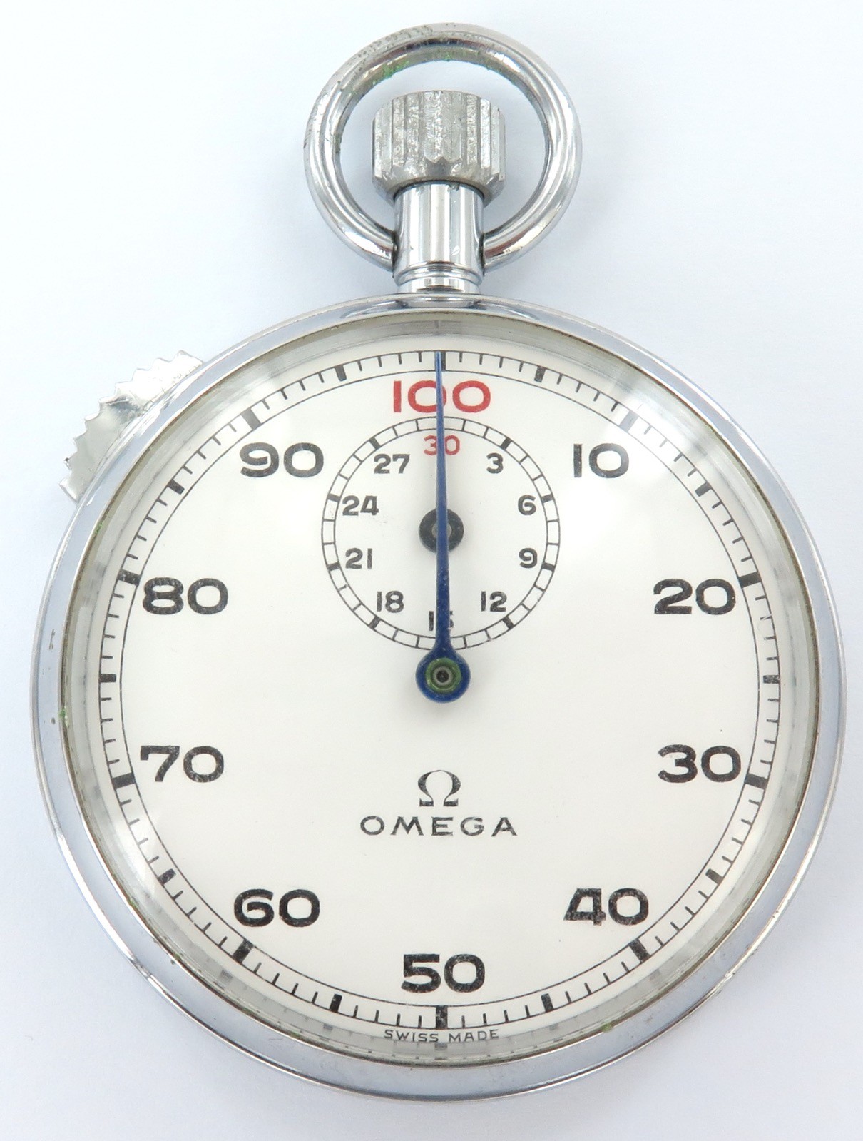Omega Cal. 9300 7J 100 Seconds Stopwatch. Fixer or Parts.