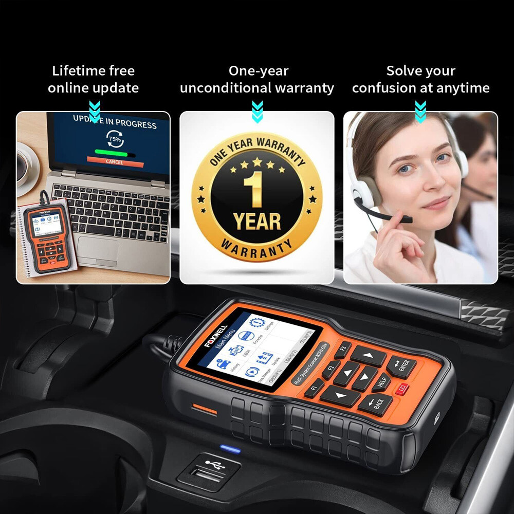 FOXWELL for CHRYSLER/JEEP/DODGE Automtive Diagnostic Tool OBD Scanner DPF TPMS