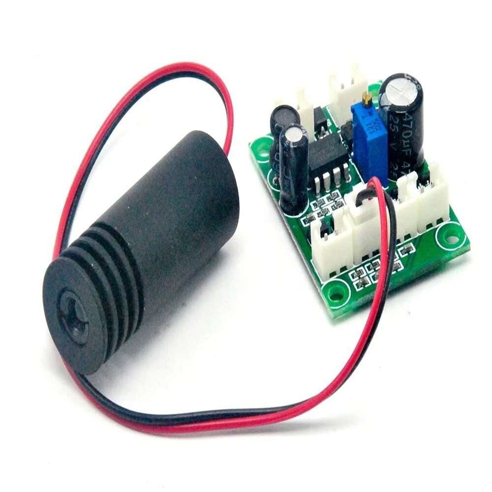 Focusable 980nm 100mw 12V  Dot Infrared IR Laser Module 18*45mm