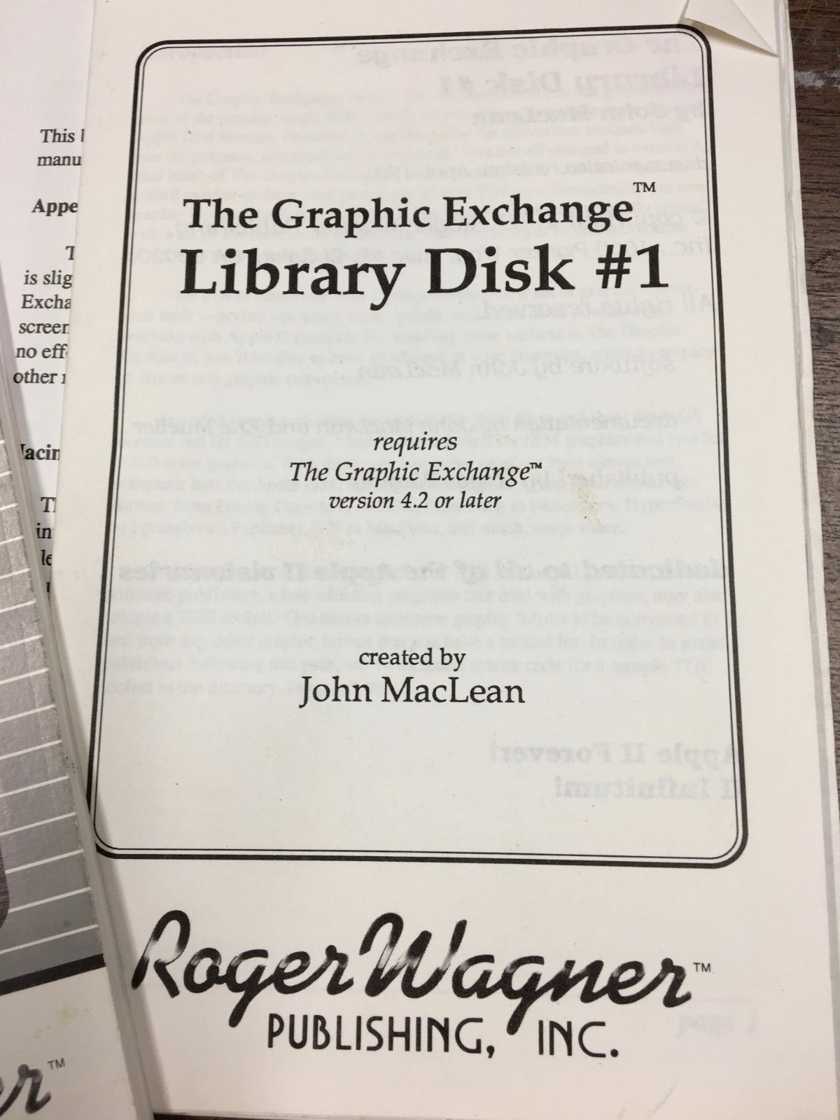 Vintage Macintosh software : The Graphics Exchange - Roger Wagner
