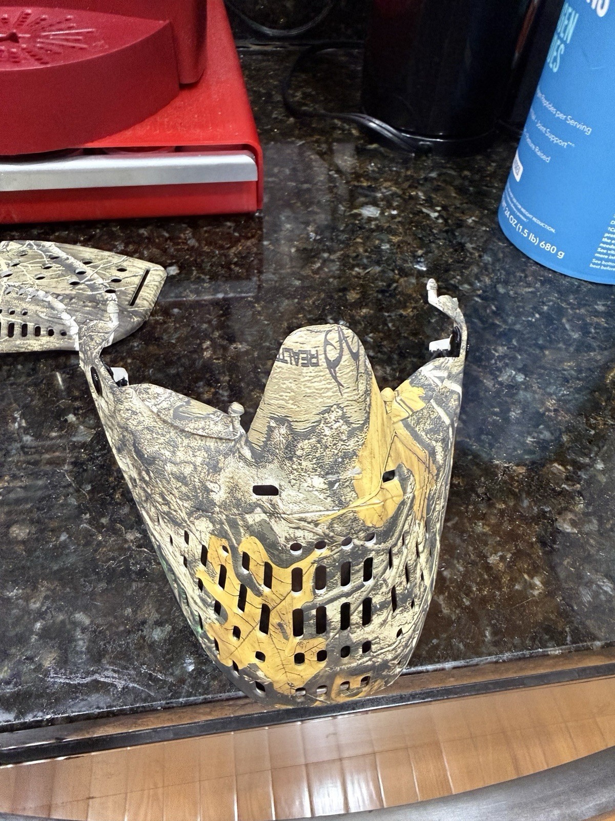 JT Paintball Realtree Bottoms And Ears Never Used Mask Parts