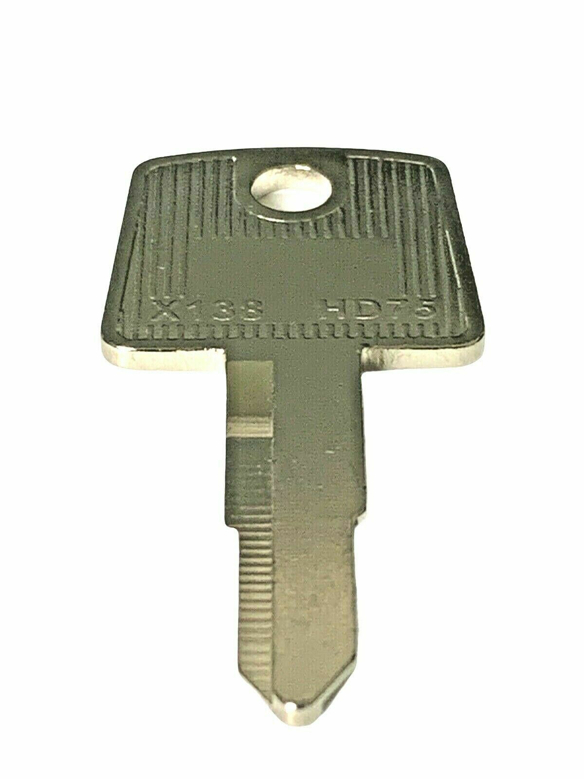 1997-2003 Honda Valkyrie Motorcycle X138 HD75 HOND4I HON31 Key Blank