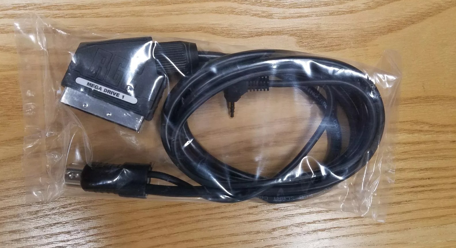 Sega Genesis Model 1 SCART Cable w/ Stereo, Packapunch, CSYNC, RetroGamingCables