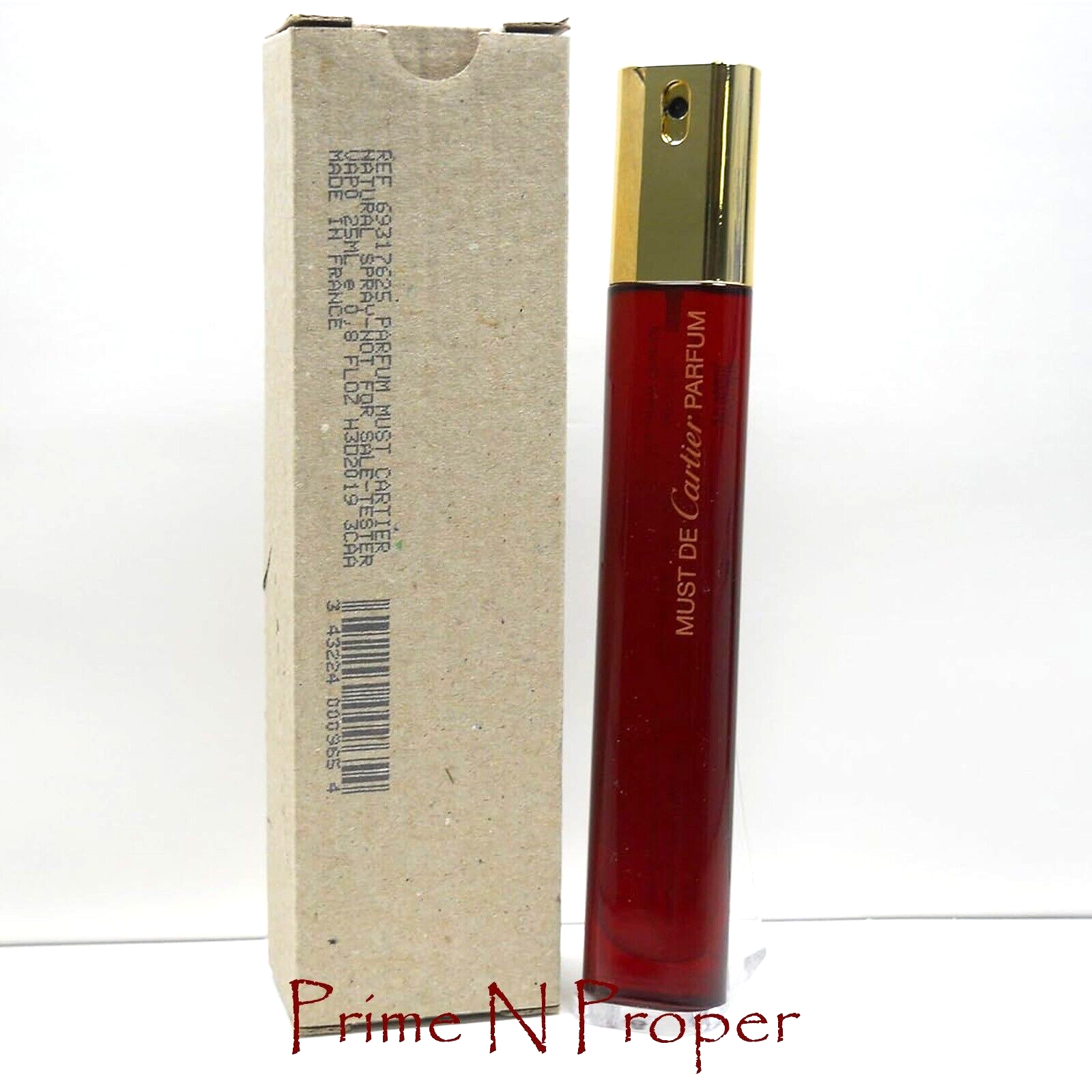 New Vintage Must de Cartier Perfume Splash 25 ml - .8 fl oz **PARFUM**