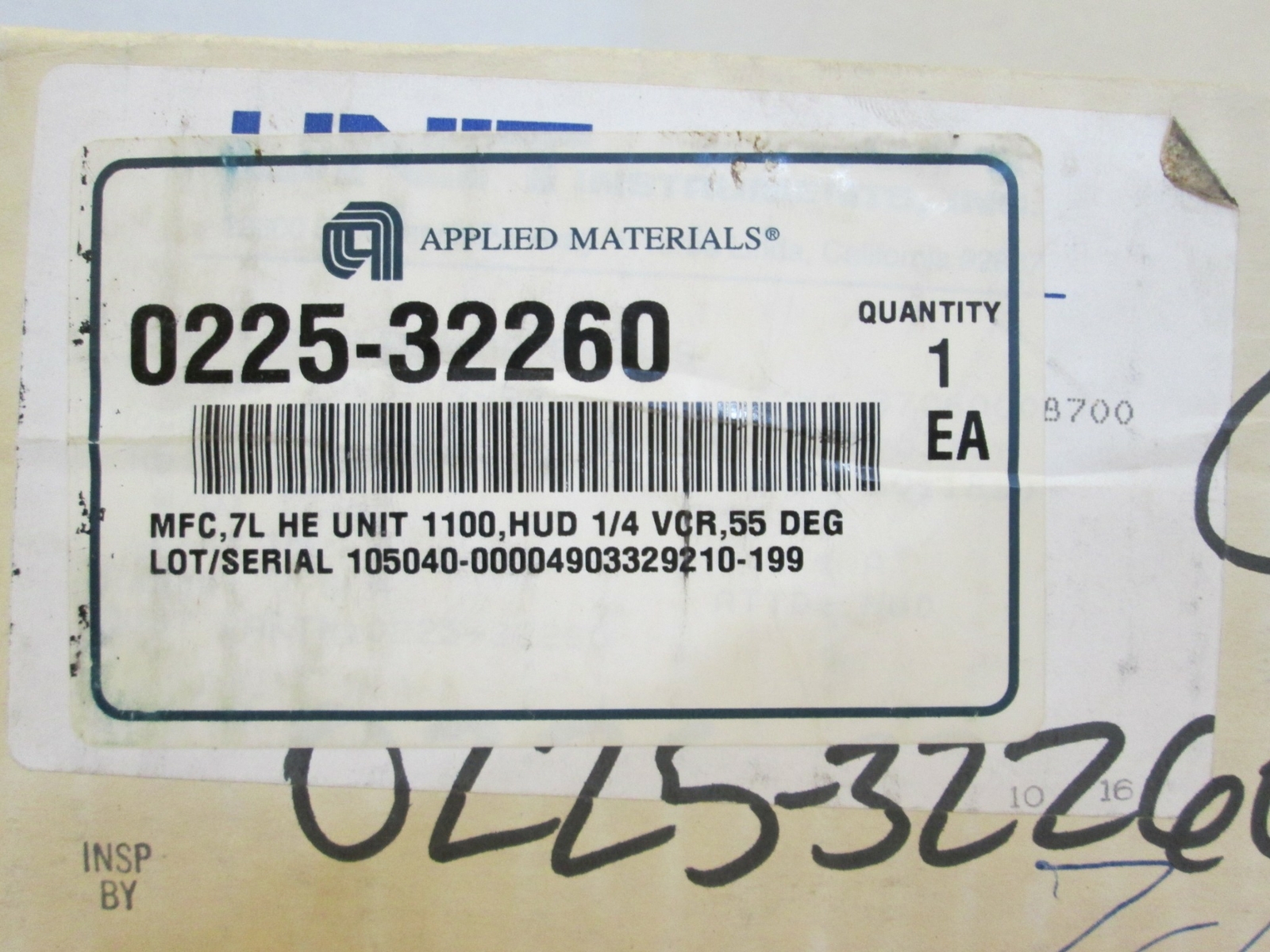 Unit UFC-1100 Mass Flow Controller, He, 7L, Refurbished