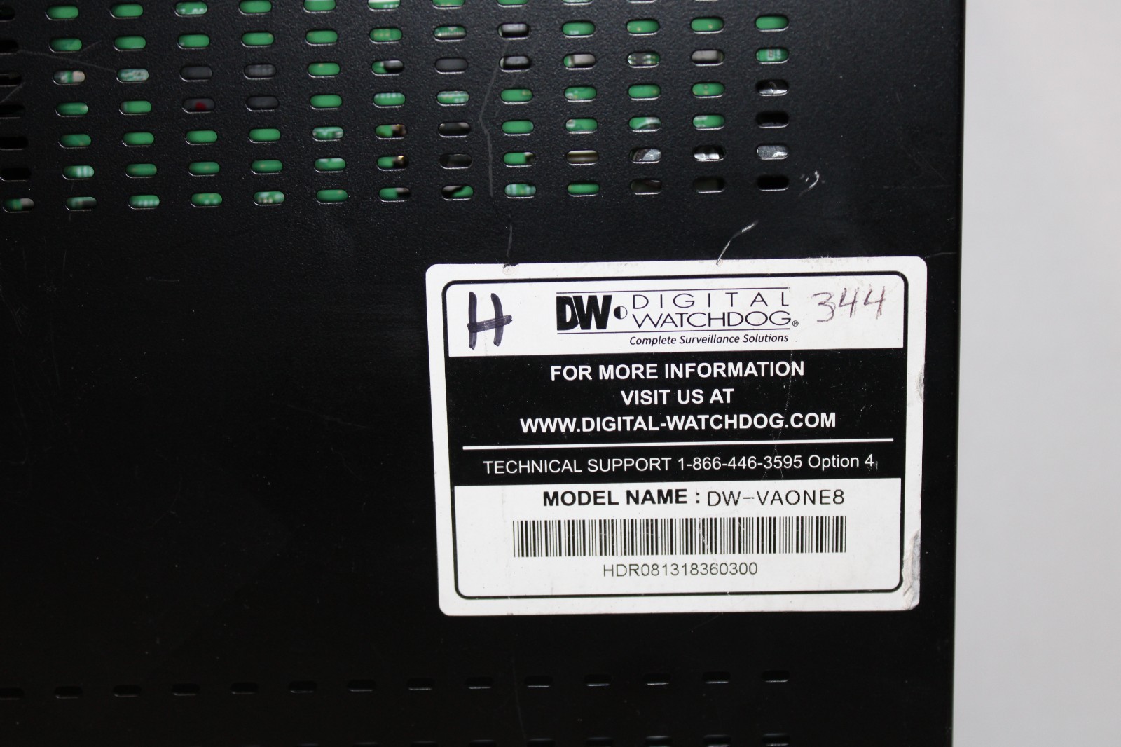 Lot Of 2 Digital Watchdog VMAX A1 DW-VAONE8 Surveillance AHD DVR No HDD As Is