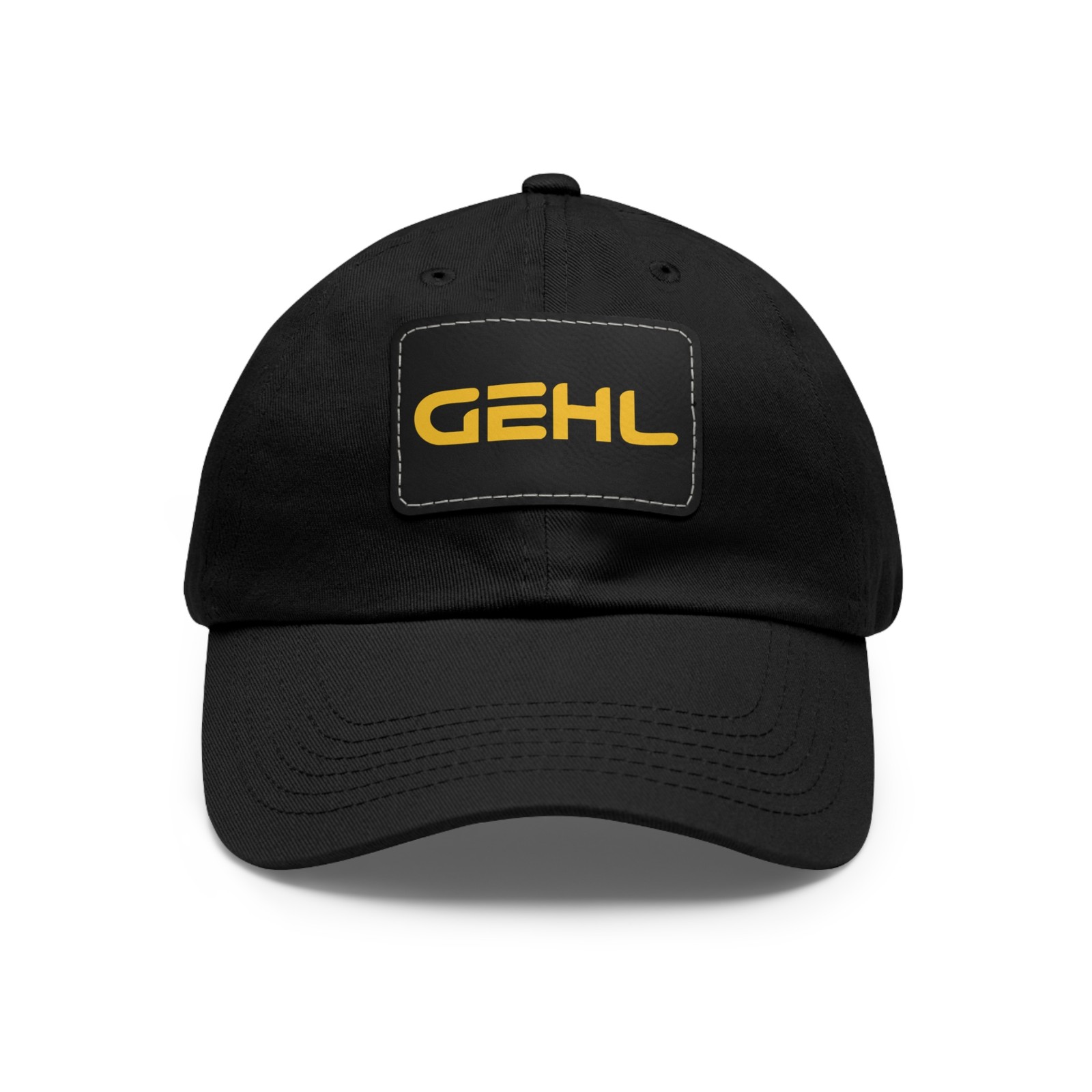 USA Gehl Construction Equipment Logo Dad Hat w/ Leather Patch