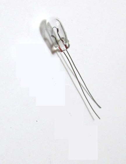1 (One) 12v 45ma 4.5mm Dial & Indicator Lamp Bulb 4.5mm X 11mm with Tracking #