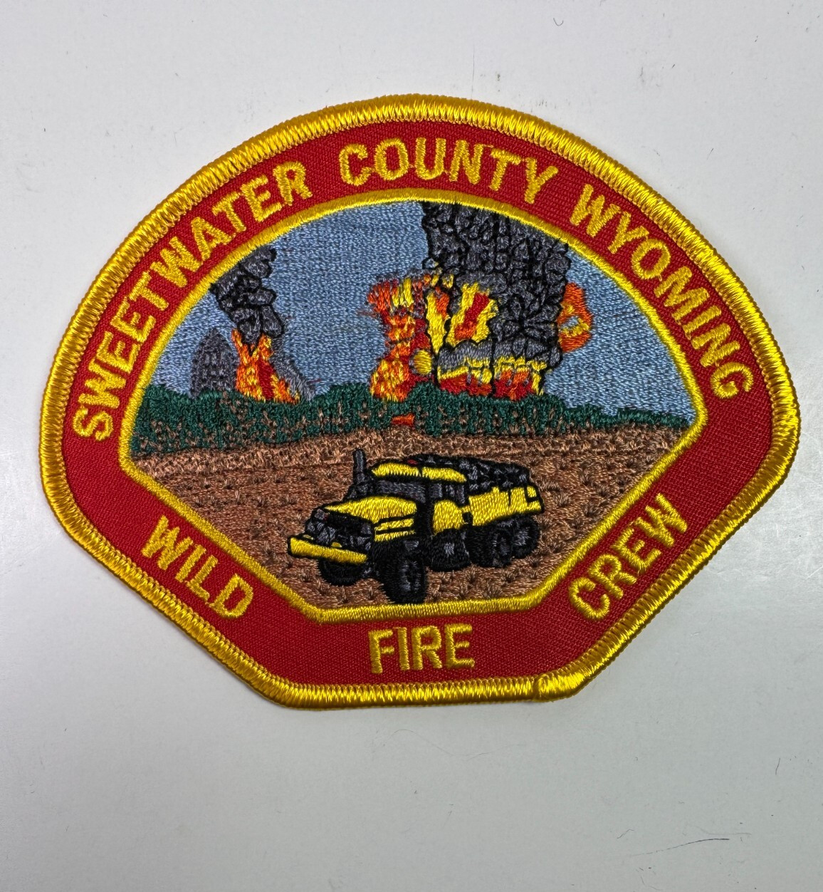Sweetwater County Wild Fire Crew Wyoming WY Wildfire Patch Z1