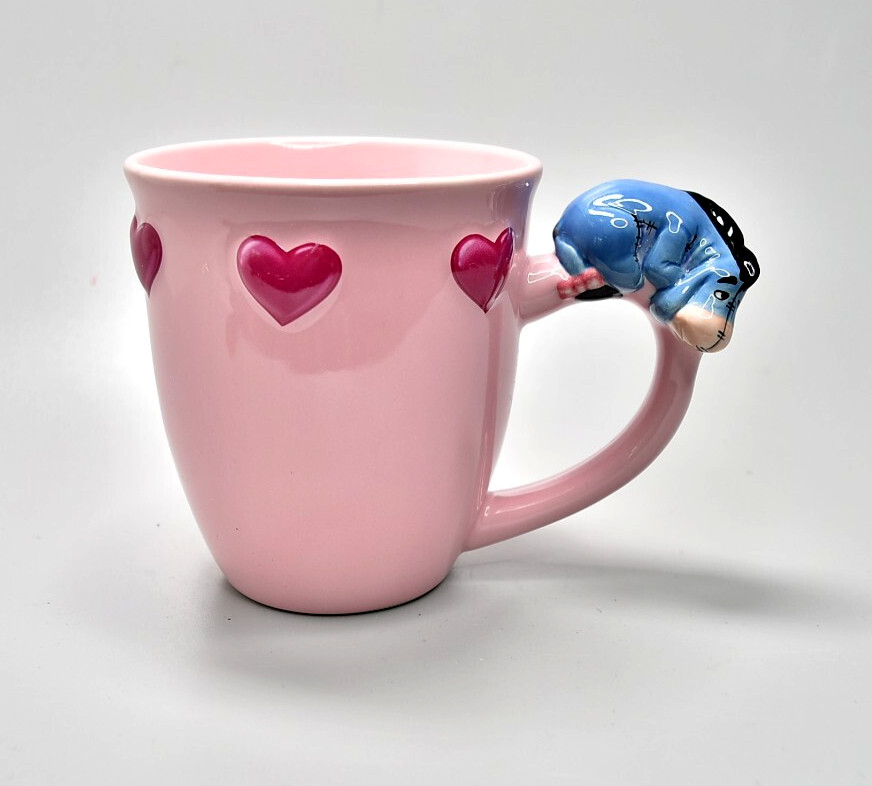 Disney Store  Eeyore Mug with 3D Eeyore Figure