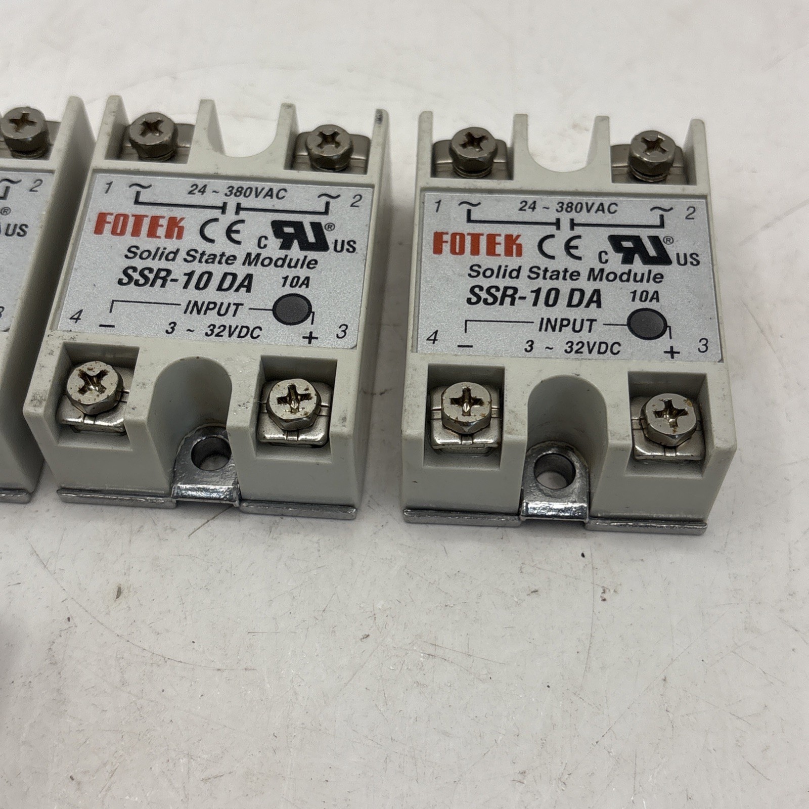 Lot Of 6 Fotek SSR-10DA Solid State Modules