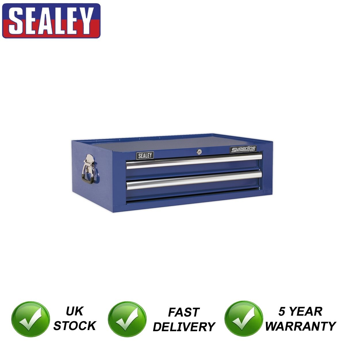Sealey Superline PRO� Mid-Box Tool Chest 2 Drawer Blue AP26029TC